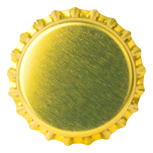Crown Caps 26mm ETP-PVC Free, Gold col. 2311 (10000/box)
