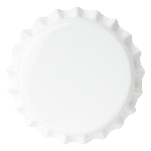 Crown Caps 26mm TFS-PVC Free, Белыe col. 2526 (10000/коробка)